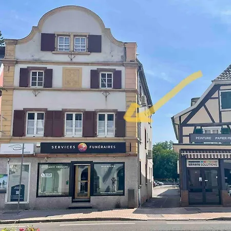 Apartmán Bright 2rooms Apartment, 3 Min From Basel, Parking *