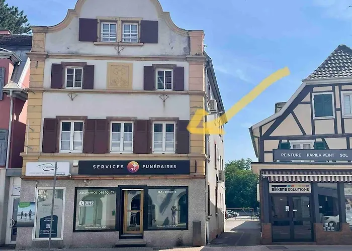 Apartmán Bright 2rooms Apartment, 3 Min From Basel, Parking *